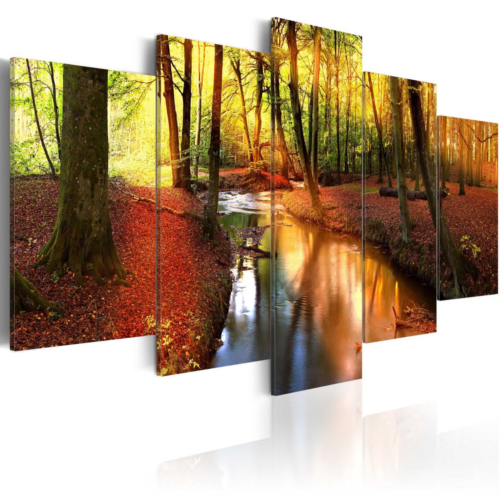 Paris Prix Tableau imprimé  silent forest. Coloris disponibles : Multicolore
