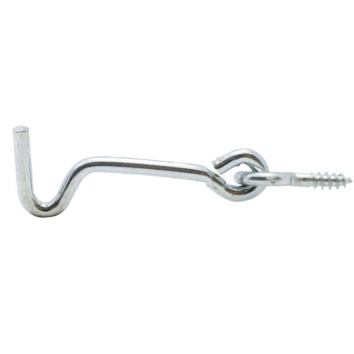  Crochet de contrevent zingué filet bois Vissal 4x60 mm  lot de 3 crochets