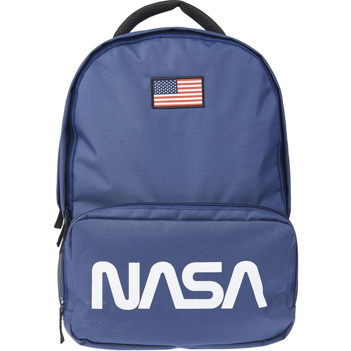 Sac à dos 2 compartiments bleu et noir NASA