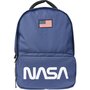 Voir la diapositive 1 : Sac à dos 2 compartiments bleu et noir NASA
