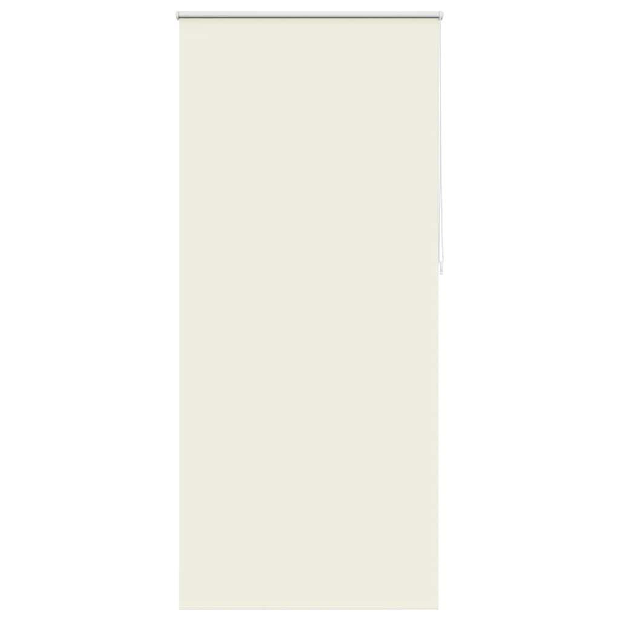 VIDAXL Store enrouleur occultant 84,4 x 230 cm, largeur du tissu 80 cm, blanc casse