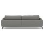 Voir la diapositive 6 : LISA DESIGN Carlos - canapé d'angle droit 4 places ultra moelleux en tissu texturé
