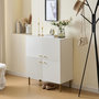 Voir la diapositive 4 : MERAX Buffet 2 porte(s) 0 tiroir(s) - 80 cm blanc mdf