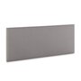 Voir la diapositive 1 : VS VENTA-STOCK Tête de lit Aura recouverte de tissu Gris Clair 140x60 cm