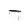 Voir la diapositive 2 : Paris Prix Bureau Design en Bois  Rayburn  115cm Noir & Chrome