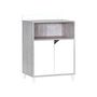 Voir la diapositive 3 : BABY PRICE  Lit bébé combiné 120x60 évolutif en 90x190cm SCANDI,  coloris gris 