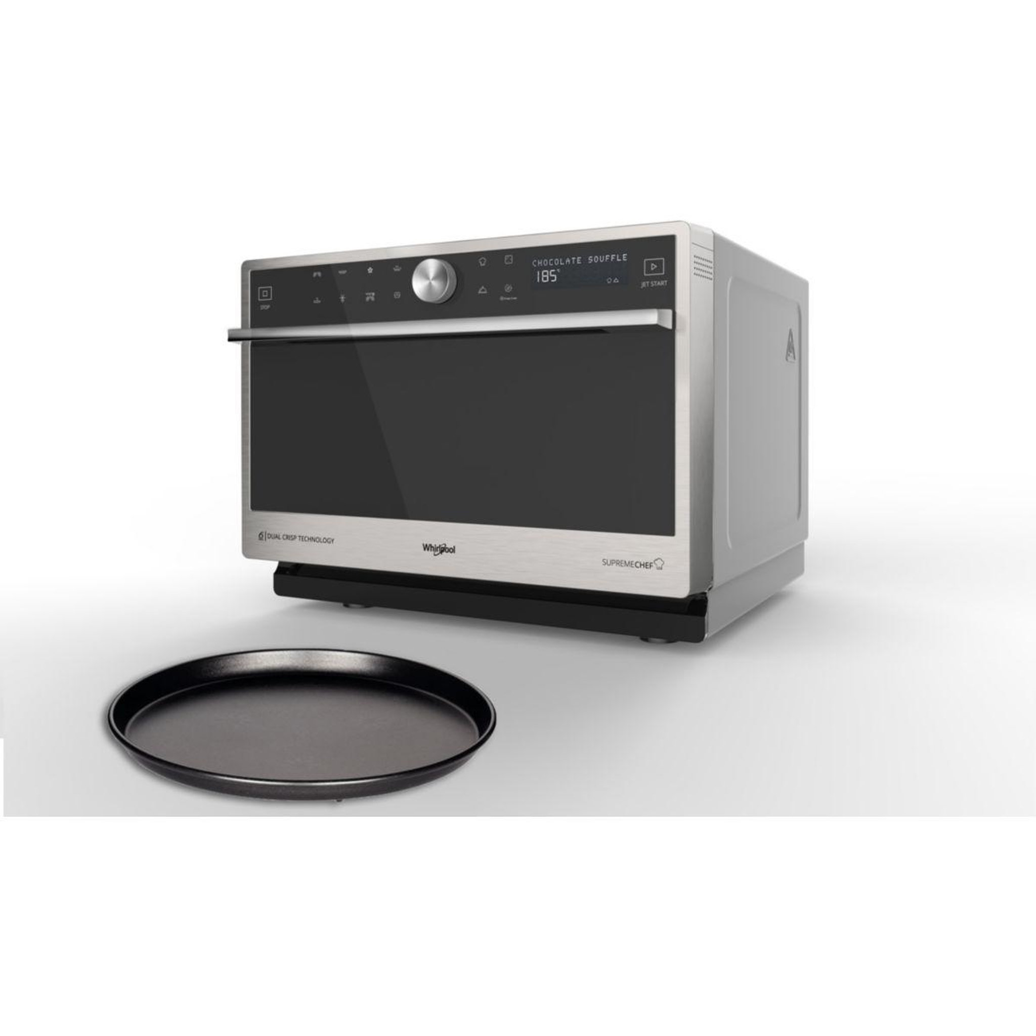Voir la diapositive 4 : Whirlpool Micro ondes combiné mwsc9133sx