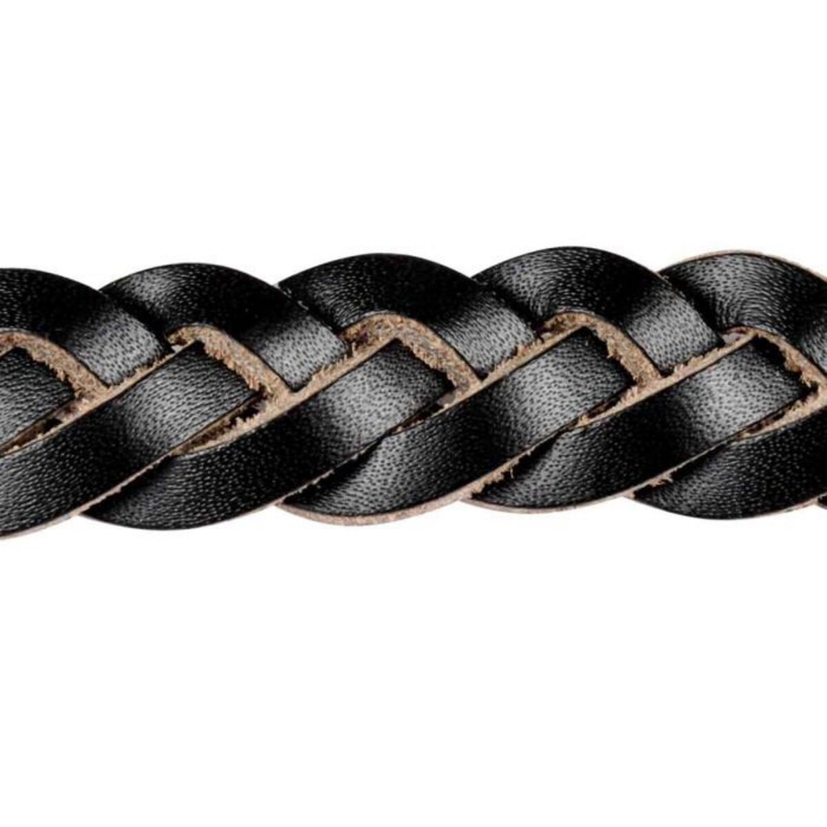 Paris Prix Collier pour Chien Réglable  Tressé  50-70cm Noir