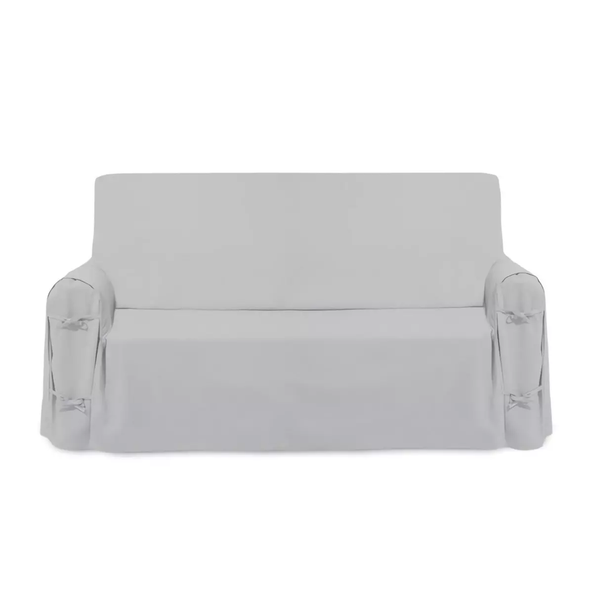 SOLEIL D'OCRE Housse de canapé en coton PANAMA gris clair