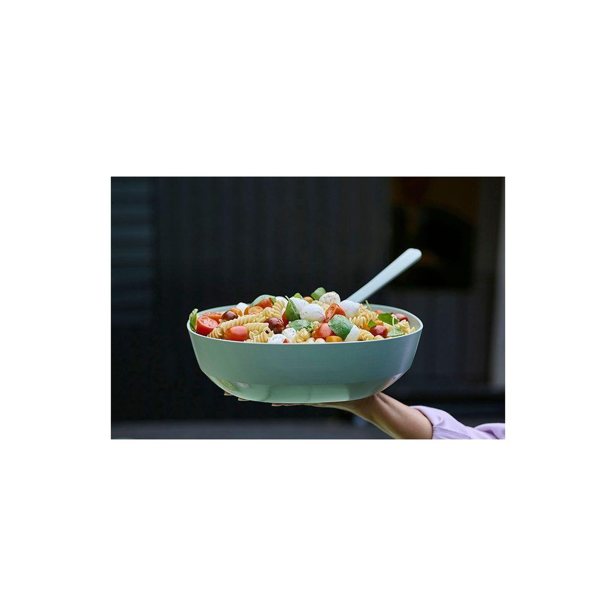 Voir la diapositive 4 : MEPAL Couverts à salade silueta 2 pcs nordic sage