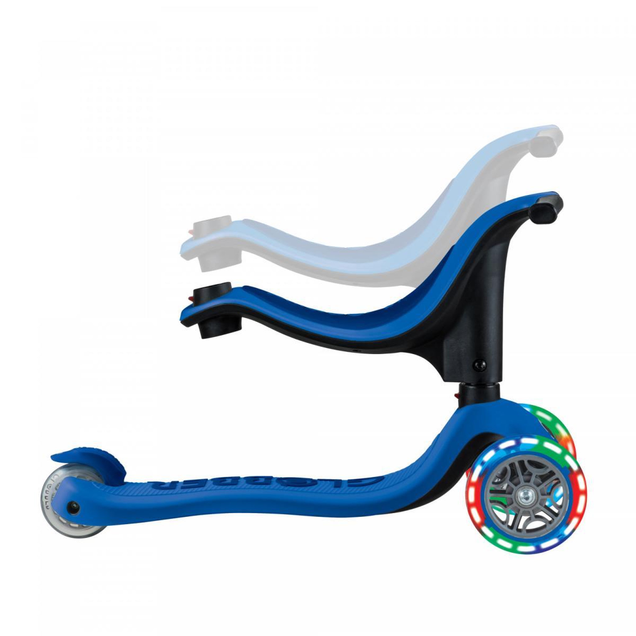 Voir la diapositive 4 : Globber Go-Up Sporty Lights V2 Bleu Foncé