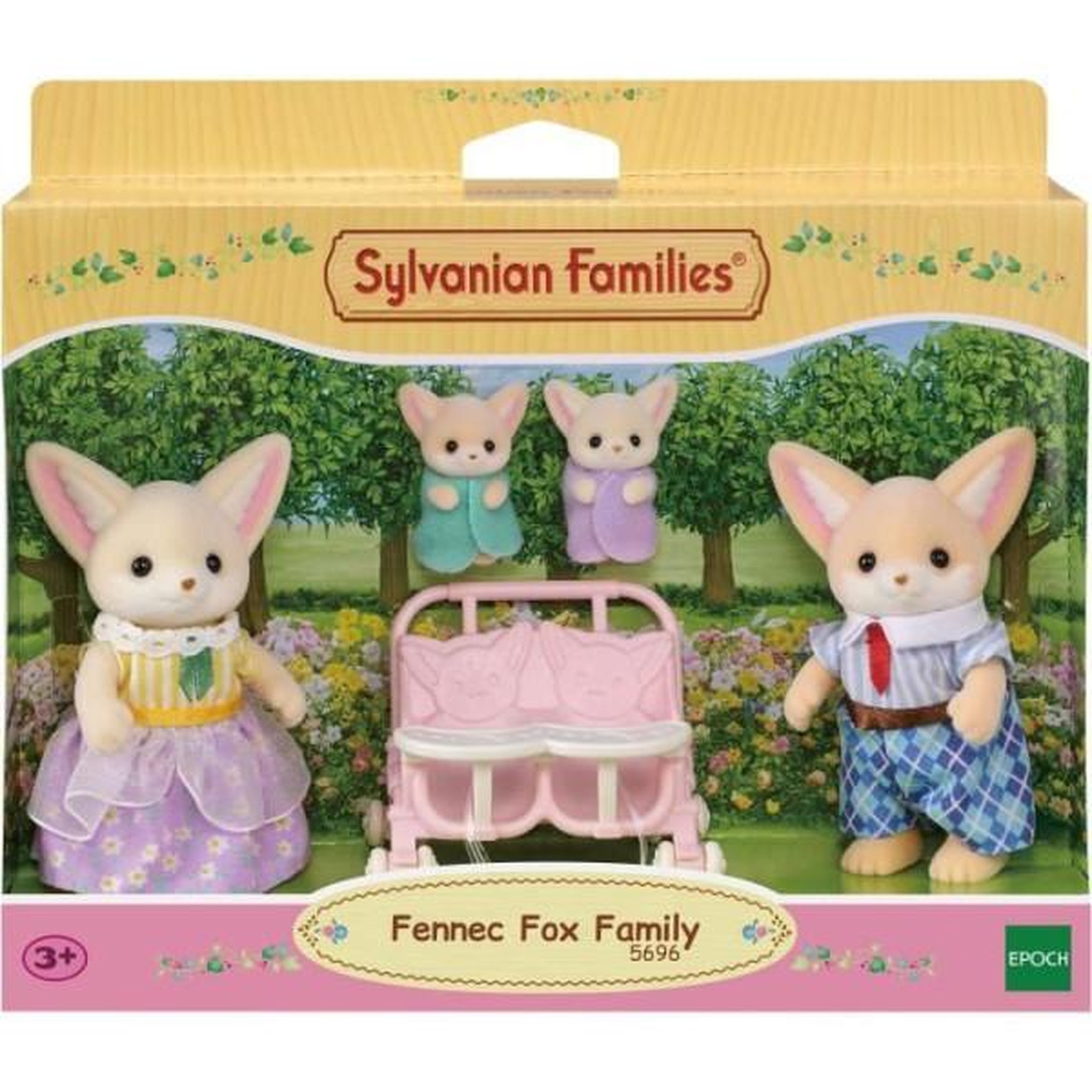 Voir la diapositive 2 : Sylvanian Families Poupée - SYLVANIAN FAMILIES - Famille Fennec - Multicolore - Articulée et habillée avec soin