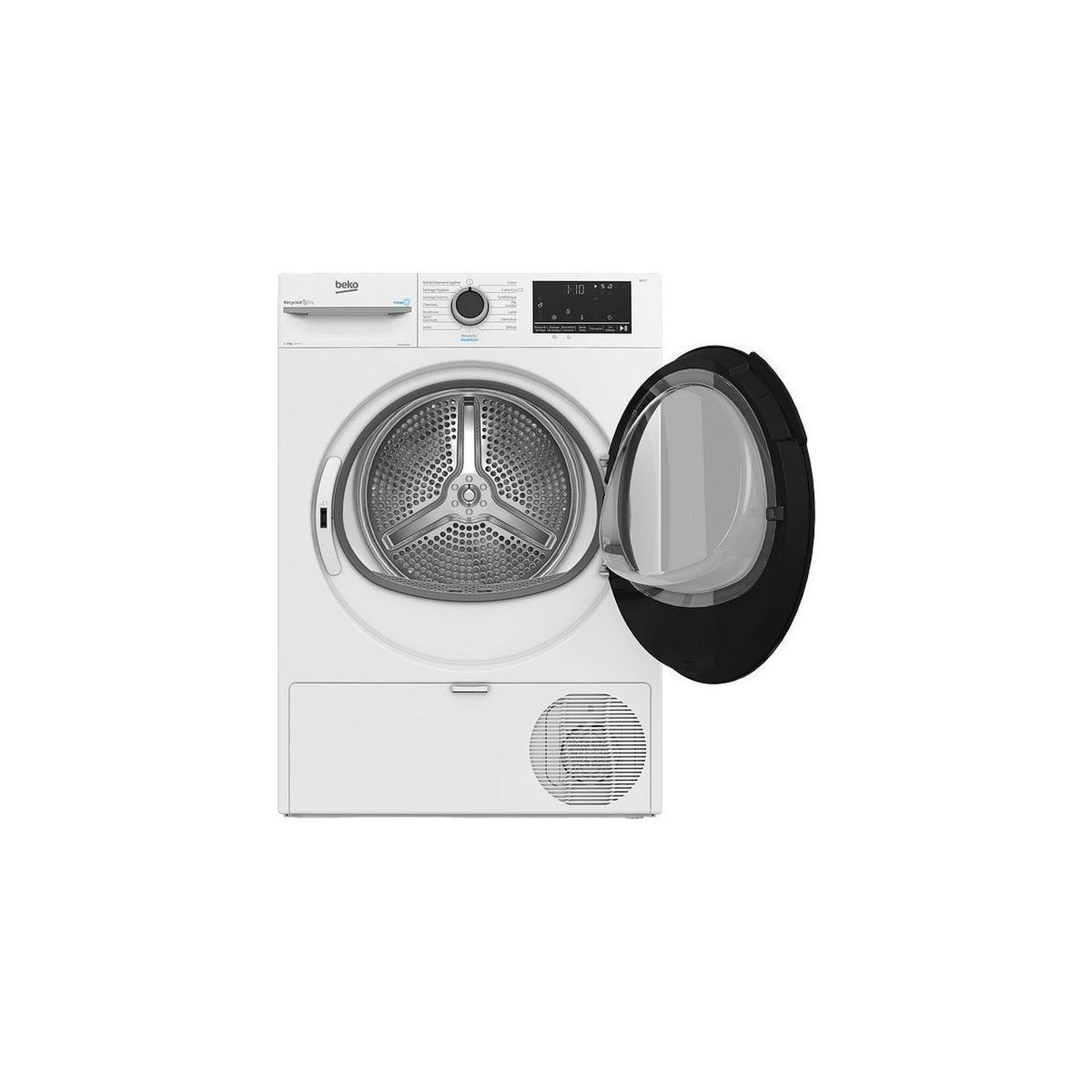 Voir la diapositive 3 : Beko Sèche linge pompe à chaleur d3h28493w