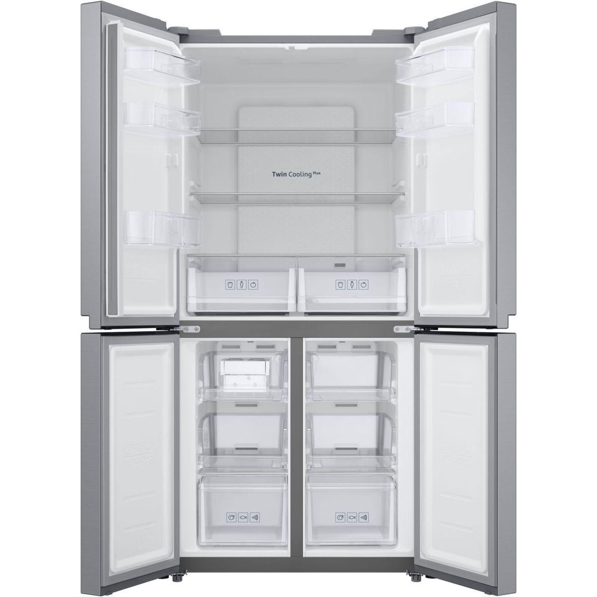 Voir la diapositive 4 : Samsung Réfrigérateur multi portes RF48A400EM9