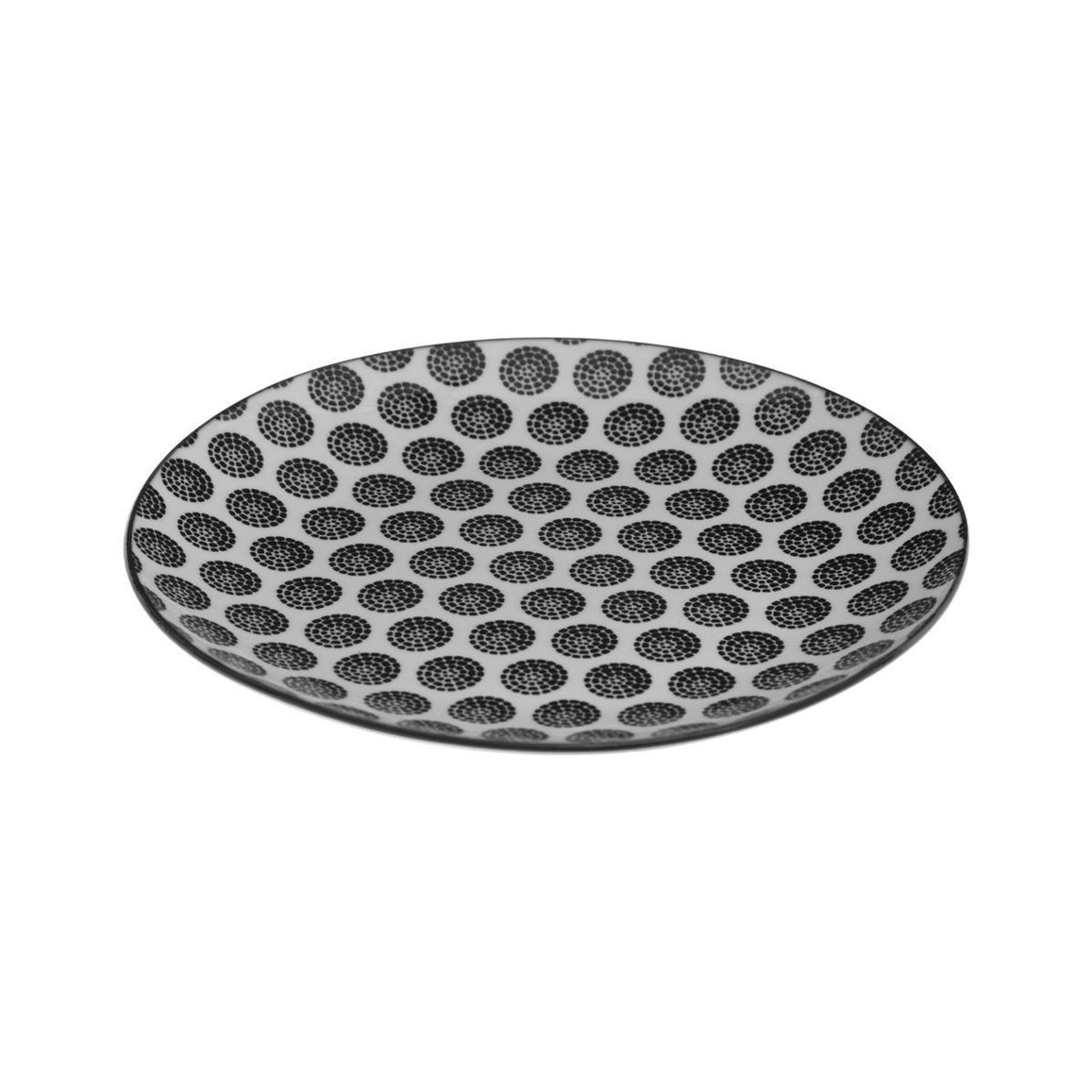 Voir la diapositive 4 : SECRET DE GOURMET Service de table 18 pièces  bohemia rond  27cm noir