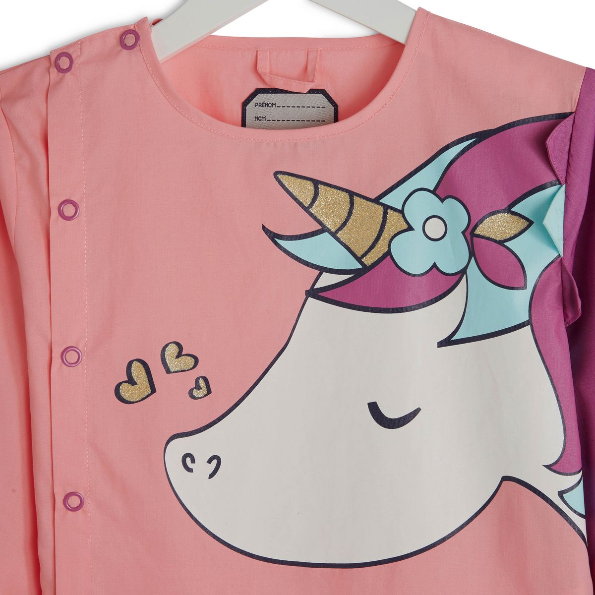 INEXTENSO Tablier en tissus licorne fille