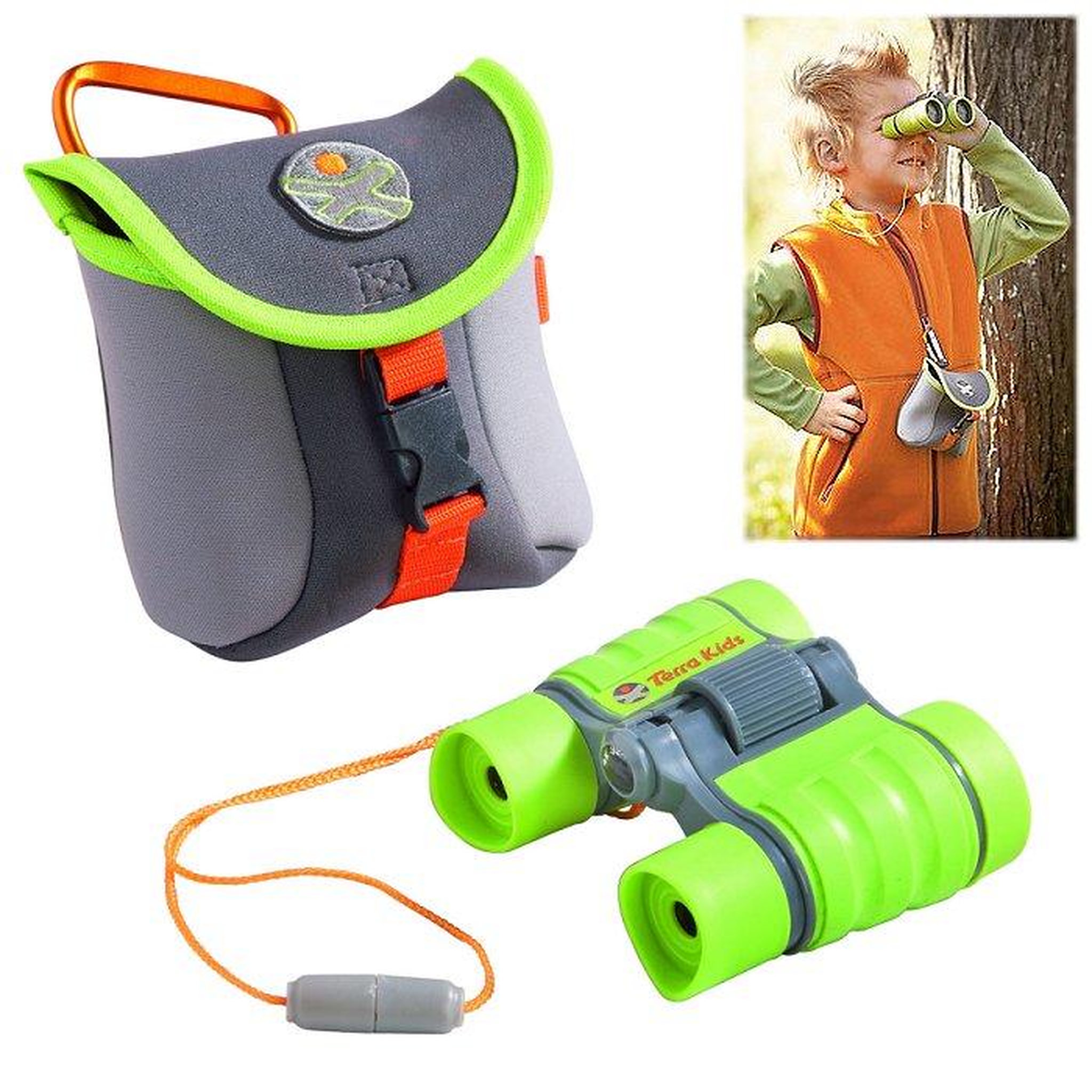 Haba Jumelles avec pochette terra kids de haba