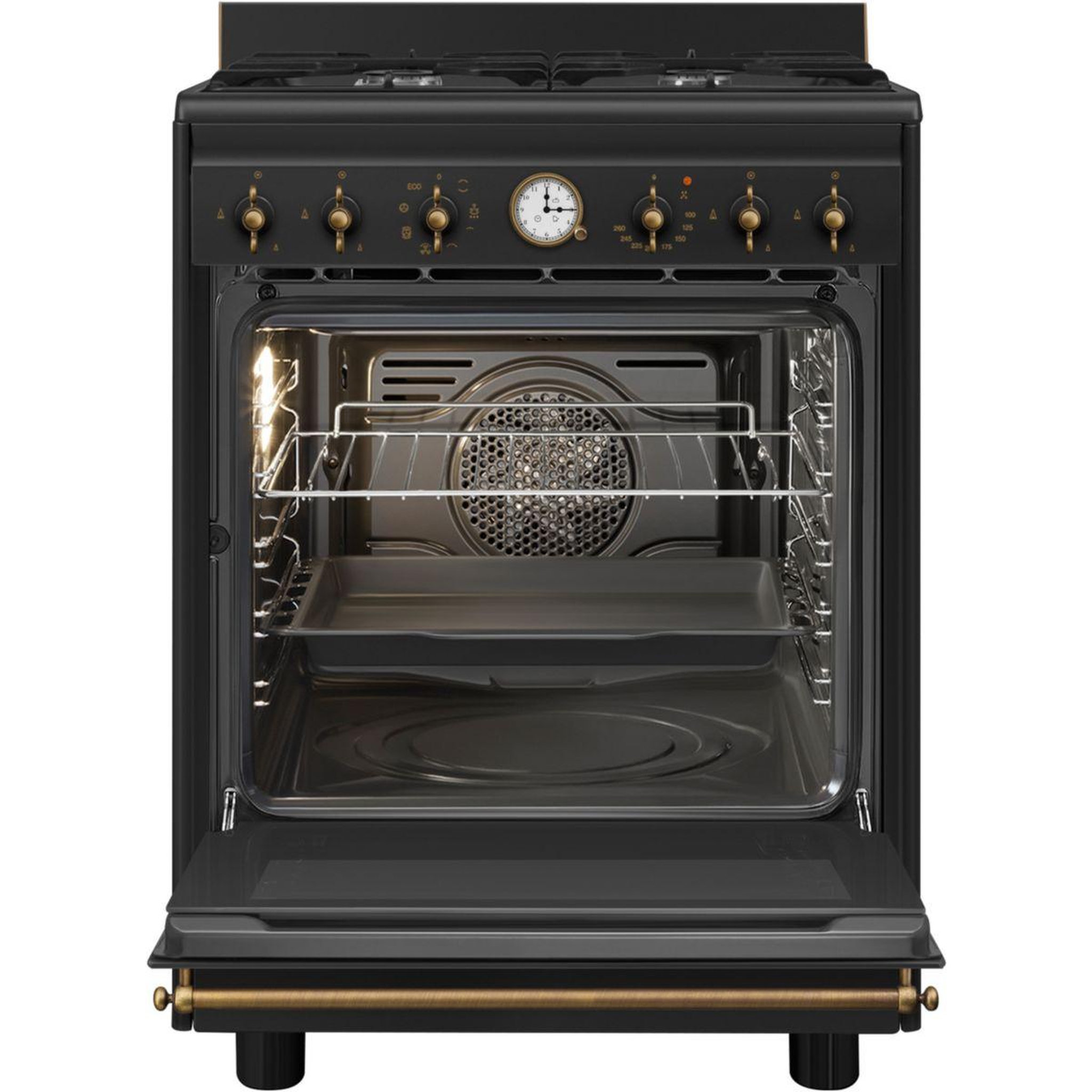 Voir la diapositive 3 : SMEG Cuisinière gaz co60gman2