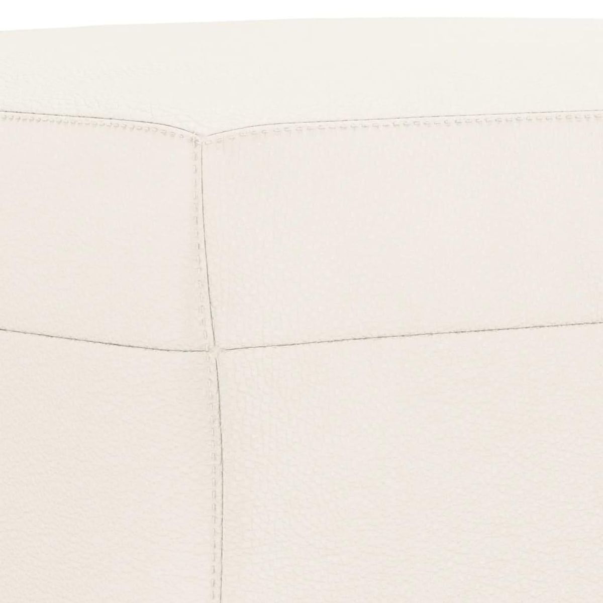 VIDAXL Banc Creme 100x35x41 cm Similicuir