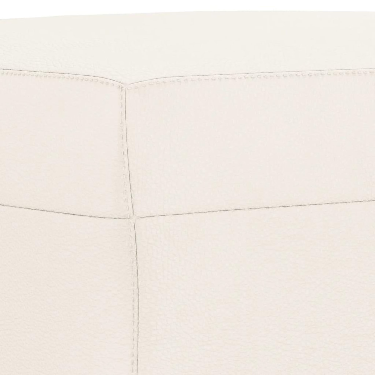 VIDAXL Banc Creme 100x35x41 cm Similicuir