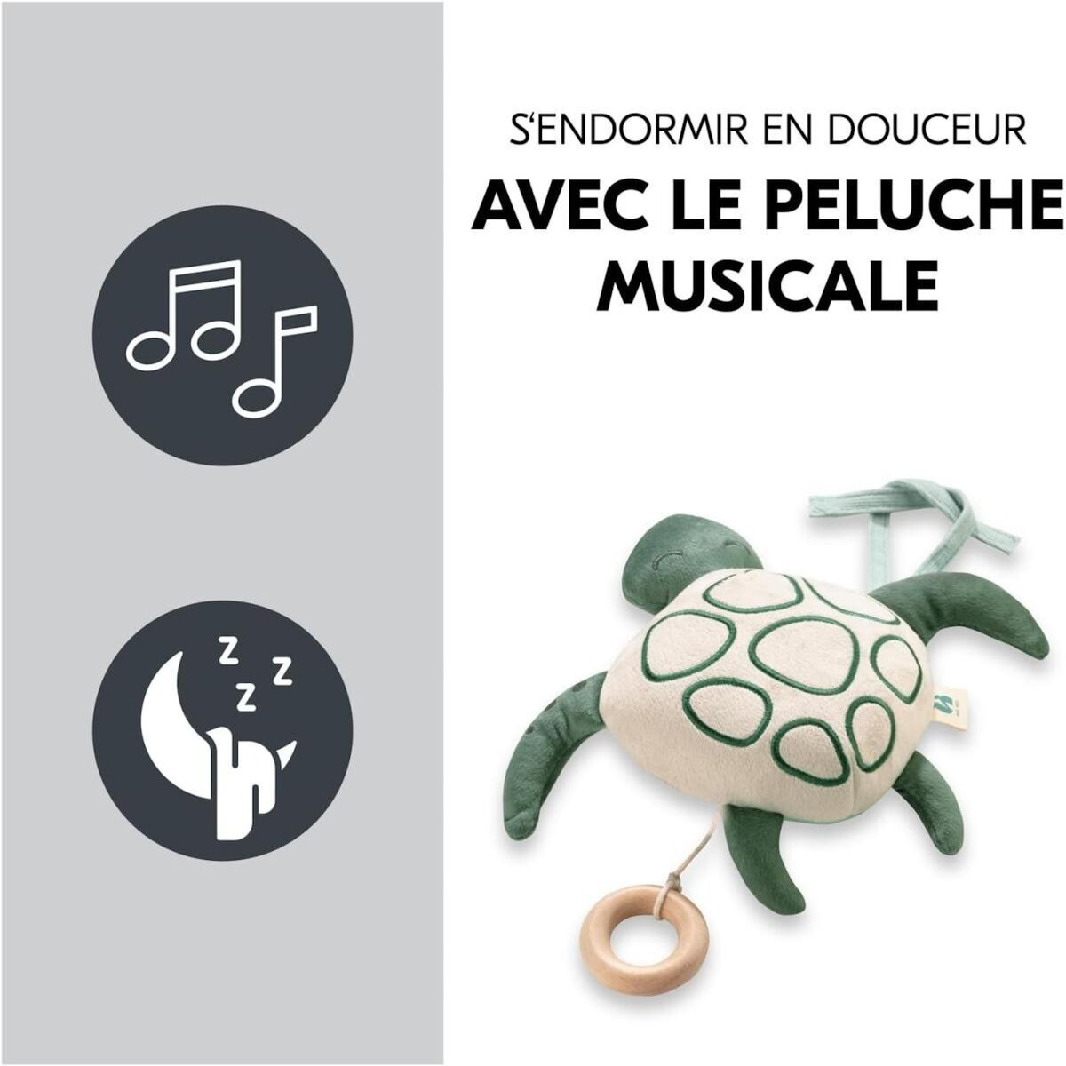 HAUCK Doudou Cuddle N Sleep tortue