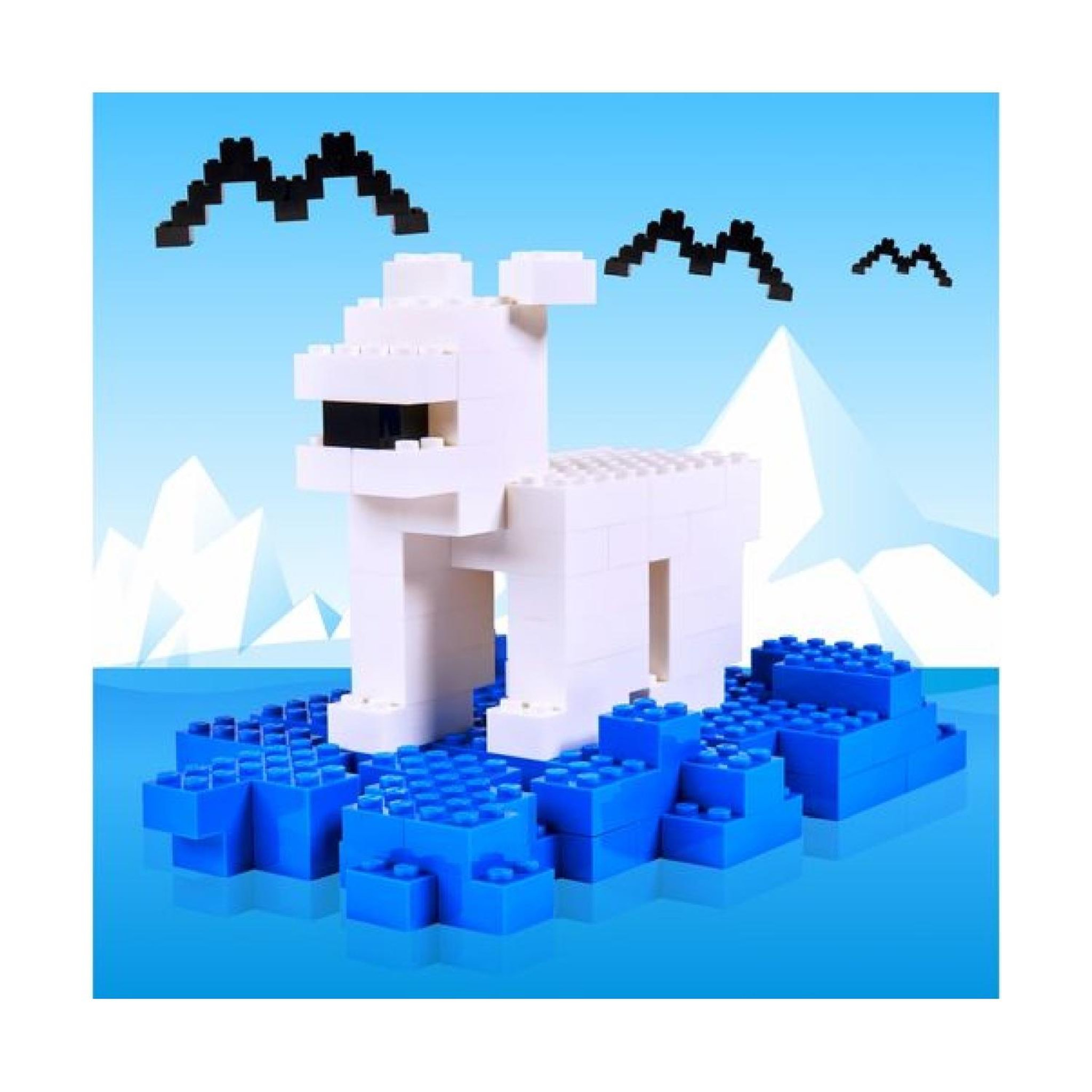 Voir la diapositive 3 : Androni Giocattoli Briques Blox 100 pièces blanches
