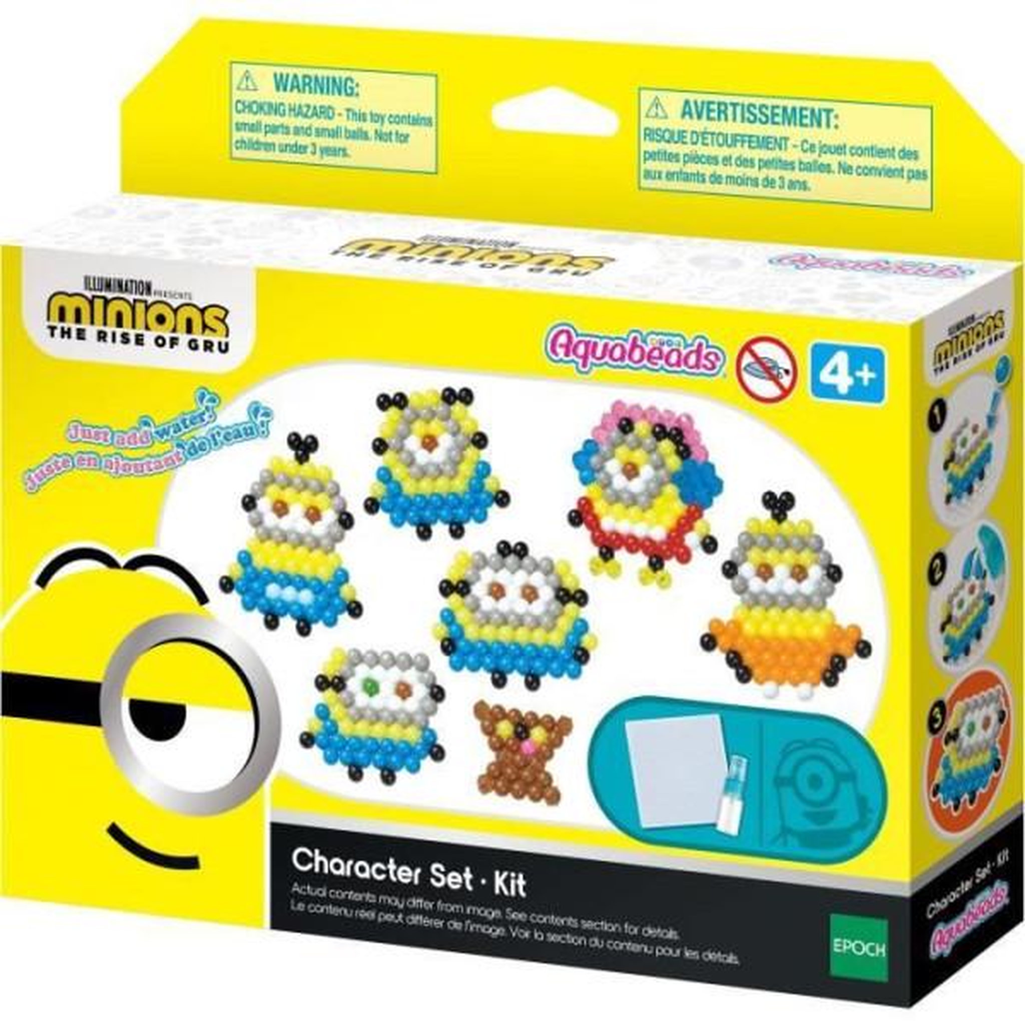 Voir la diapositive 5 : Aquabeads Kit de perles Les Minions 2 - Aquabeads - Recrée tes personnages préférés du film