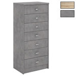 IDIMEX Commode chiffonnier DONIA, en mélaminé. Coloris disponibles : Marron