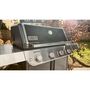 Voir la diapositive 4 : Weber Barbecue gaz Genesis E-415 black 4 brûleurs sur chariot, 86x48 cm