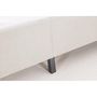 Voir la diapositive 6 : CONCEPT USINE Lit 160x200 cm en velours beige CAMBRIDGE