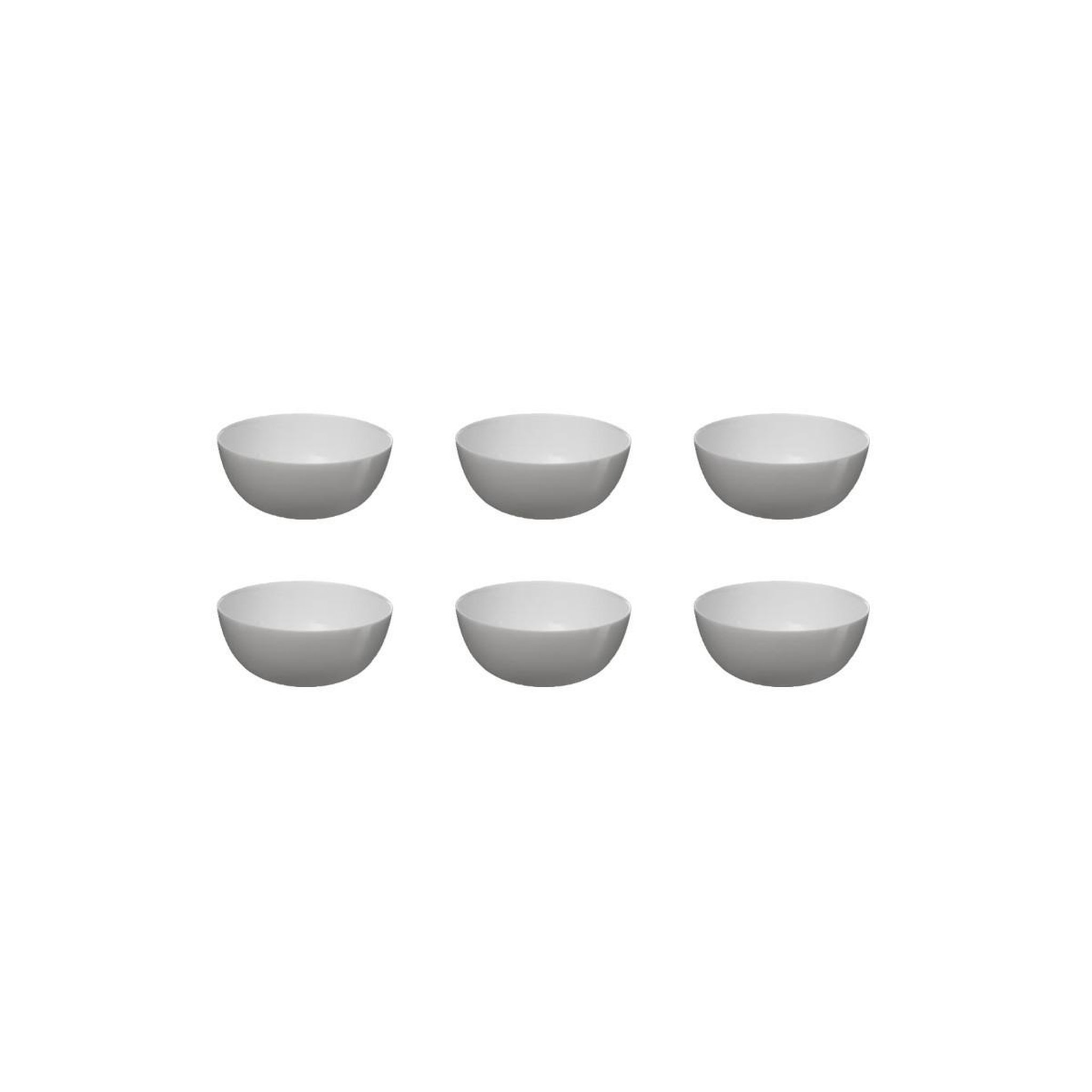 Voir la diapositive 1 : SECRET DE GOURMET Lot de 6 coupelles rondes  jeanne  12cm blanc