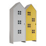 Voir la diapositive 1 : Paris Prix Pack - 2 Armoires Enfant  Casami Bruges  171cm Jaune & Blanc