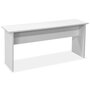 Voir la diapositive 4 : VIDAXL Table de salle a manger et bancs 3 pcs Bois d'ingenierie Blanc