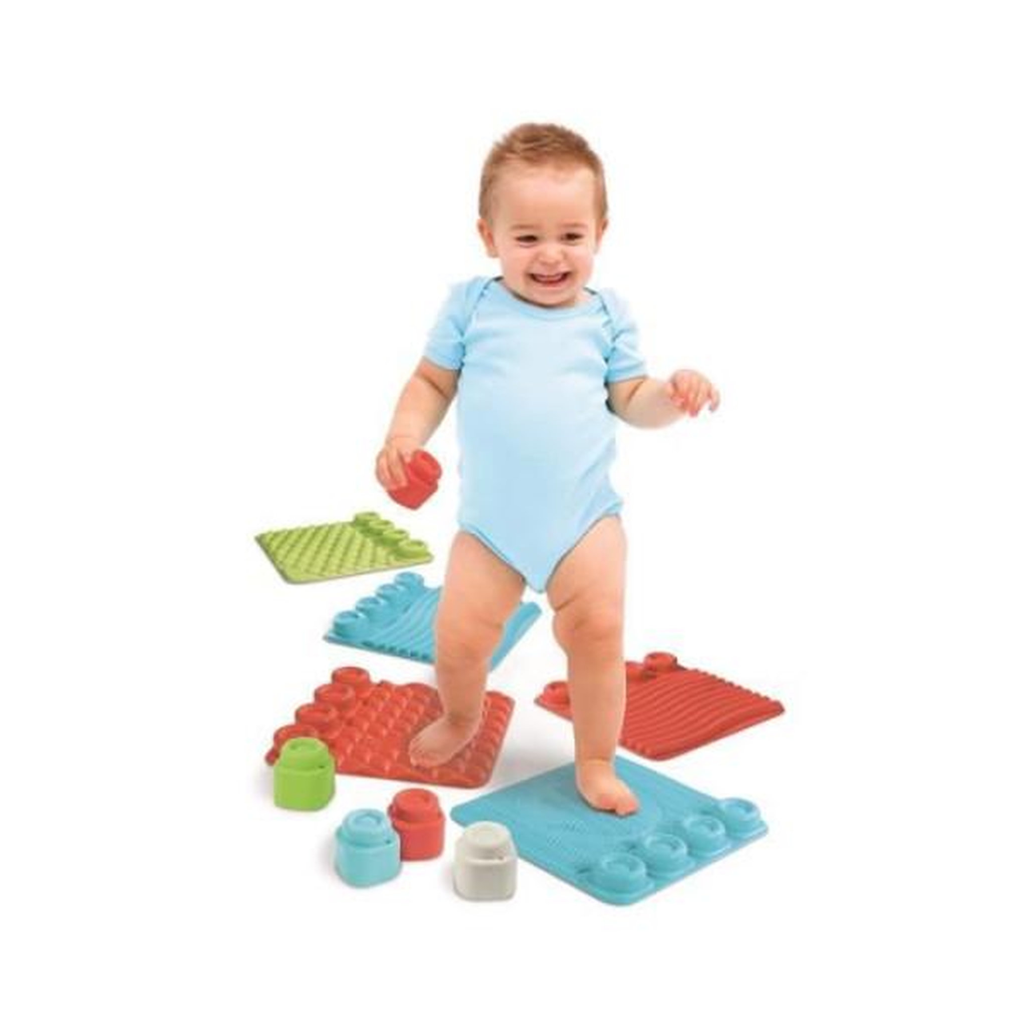 Voir la diapositive 3 : CLEMENTONI Tapis sensoriels - Clementoni - Clemmy - Rouge - Multicolore - Bébé - Mixte - 6 mois - Caoutchouc souple