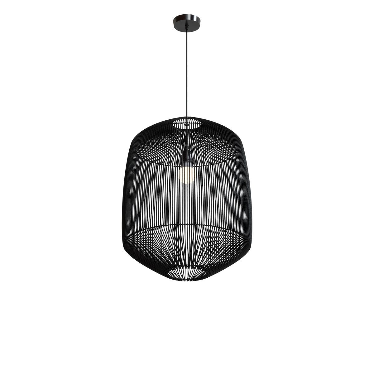 Rendez vous déco Abat-jour naturel pour suspension en rotin D40 cm - Hajar