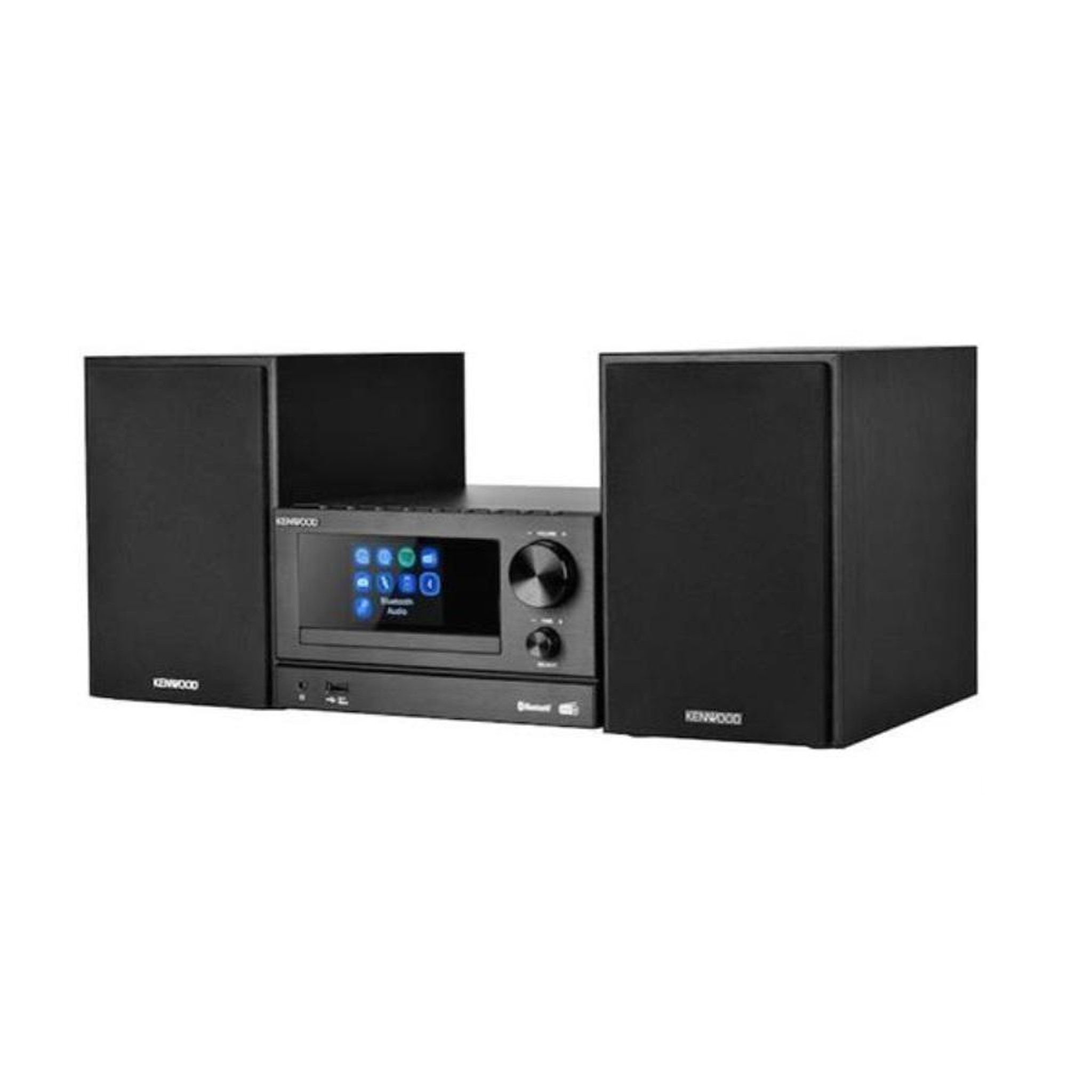 Voir la diapositive 5 : KENWOOD Micro-chaîne hi-fi 25w  noir avec bleautooth - M-7000S-B