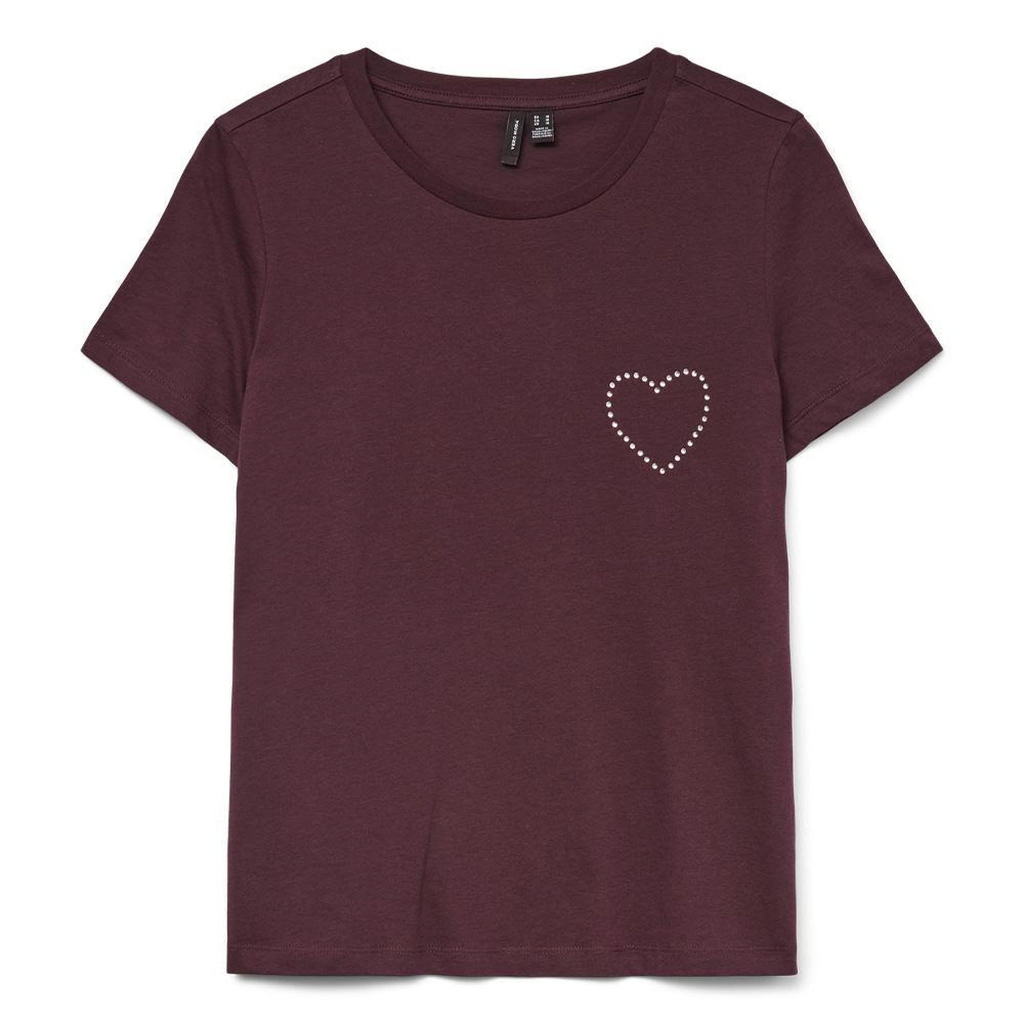 Vero Moda T-Shirt Prune Femme Vero Moda Liana
