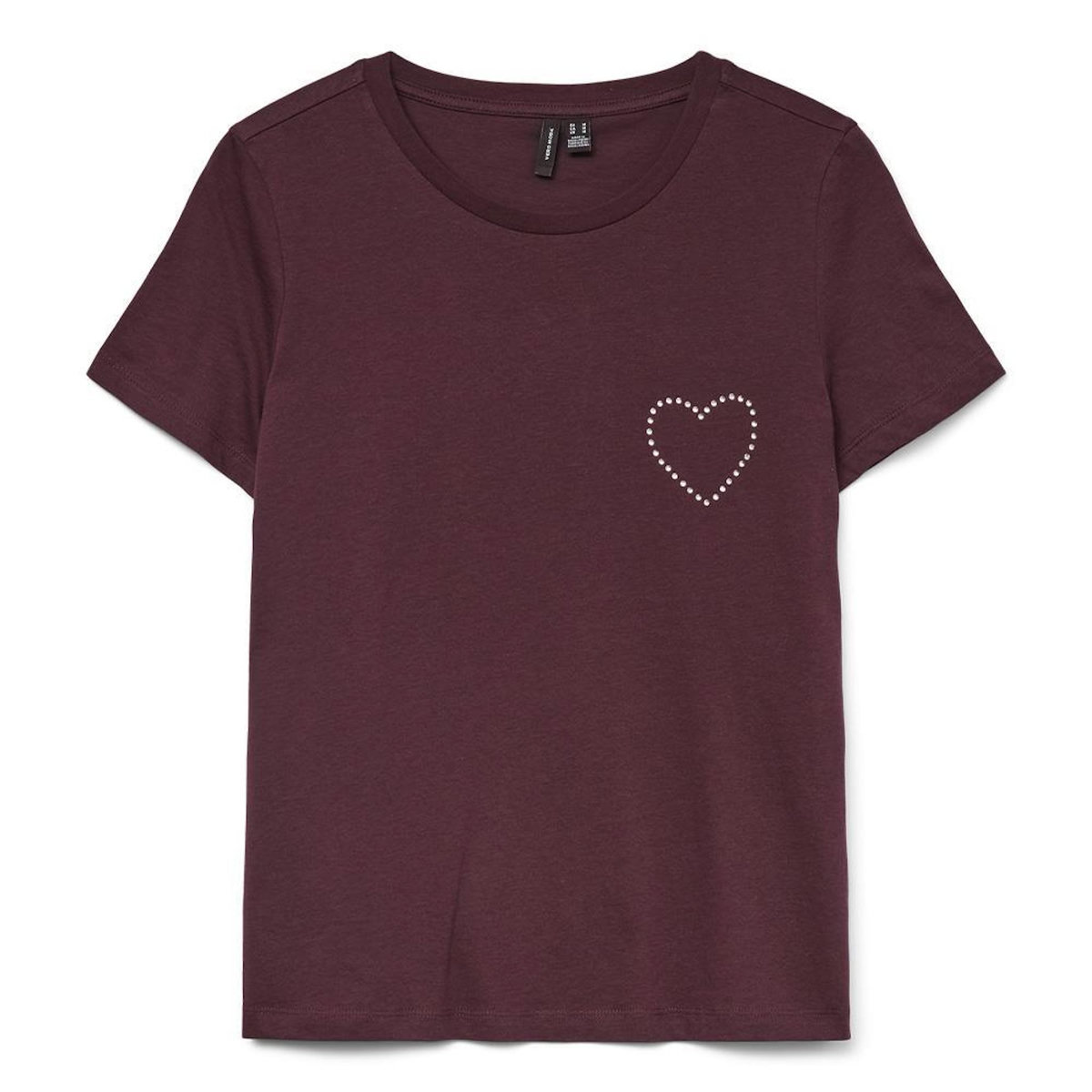 Vero Moda T-Shirt Prune Femme Vero Moda Liana