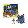 Voir la diapositive 5 : MATTEL FISHER - PRICE IMAGINEXT - Jurassic World - Stegosaurus Et Personnage - Figurine d'action 1er age - 3 ans et +