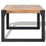 Voir la diapositive 3 : VIDAXL Table basse bois d'acacia massif 100x60x45 cm