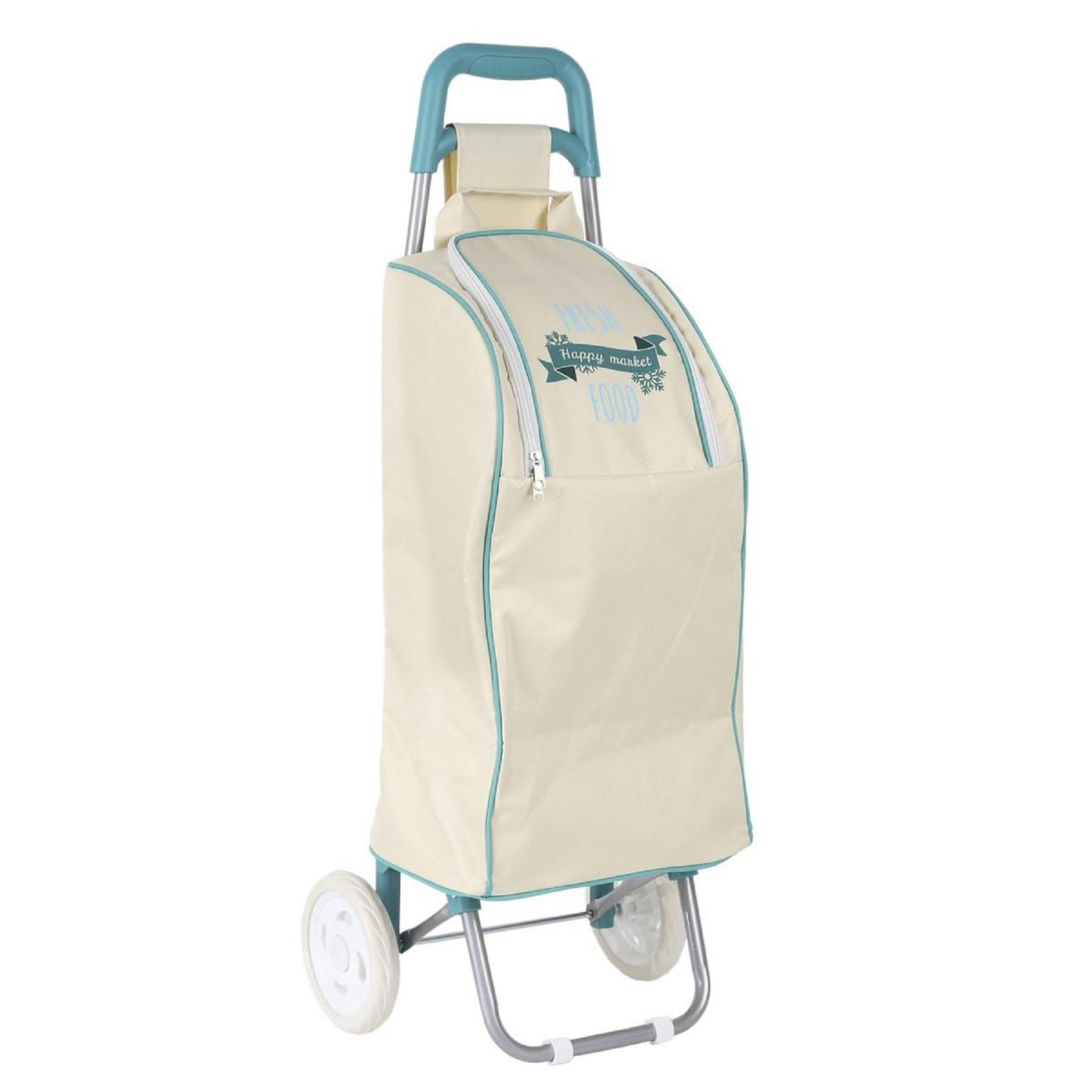 Entre temps Chariot Shopping 2 Roues  Fraîcheur  91cm Beige