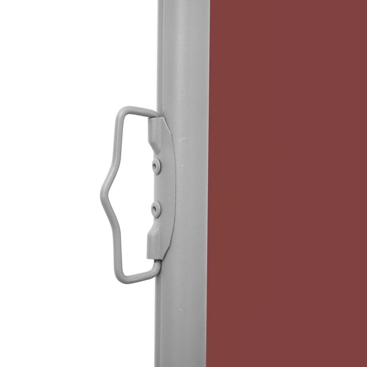 VIDAXL Auvent lateral retractable Marron 100 x 600 cm