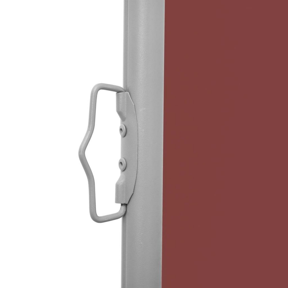 VIDAXL Auvent lateral retractable Marron 100 x 600 cm