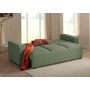 Voir la diapositive 3 : LISA DESIGN Livy - canapé droit convertible - avec coffre - en velours côtelé - 3 places