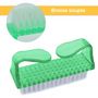 Voir la diapositive 3 : VIVEZEN Lot de 10 brosses à ongles, nettoyantes - Violet
