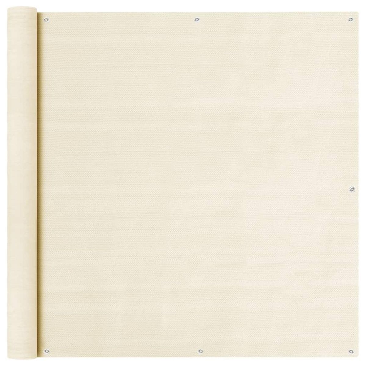 VIDAXL Ecran de balcon Creme 120x300 cm PEHD