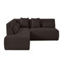 Voir la diapositive 1 : LISA DESIGN Onyx - canapé modulable d'angle gauche - 5 places - en tissu mailles 3d
