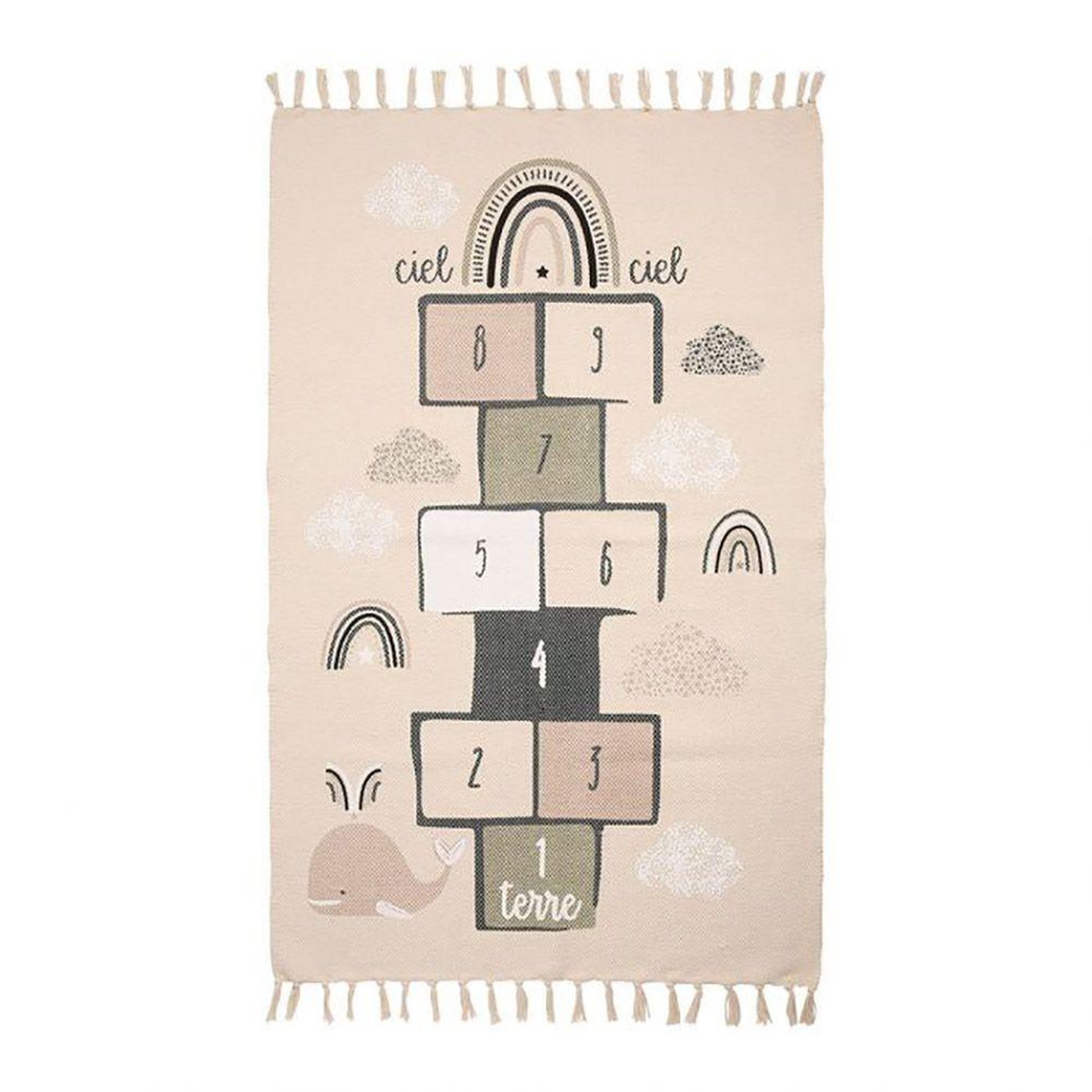 Voir la diapositive 1 : OSTARIA Tapis marelle coton