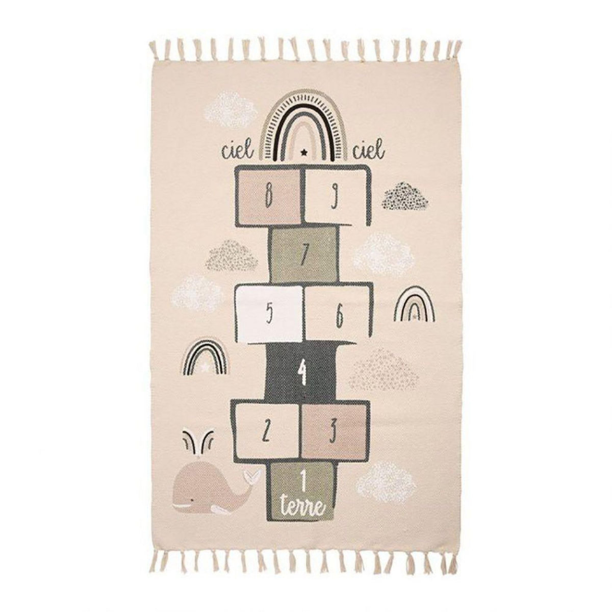 OSTARIA Tapis marelle coton