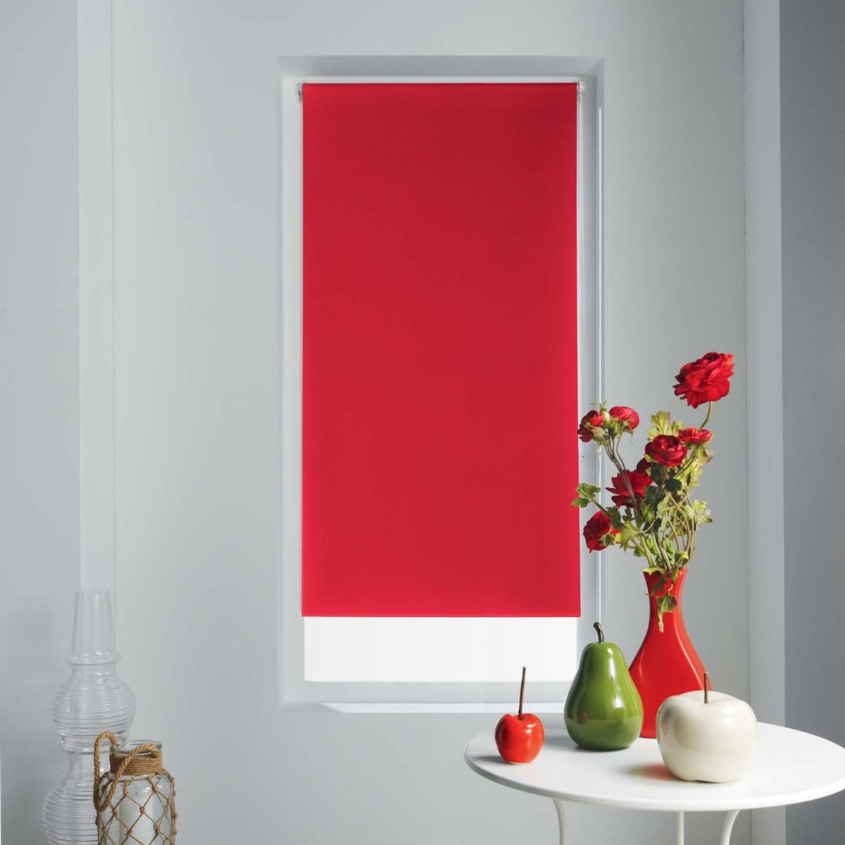 Paris Prix Store Enrouleur Occultant  Occult  60x90cm Rouge